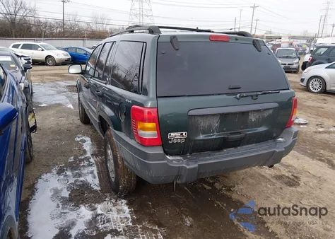 2001 Jeep Grand Cherokee Laredo из США, поврежденный, VIN 1J4GW48S81C593207